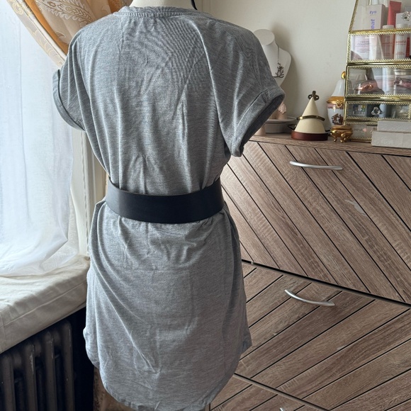 Grey shirt dress - Picture 6 of 10